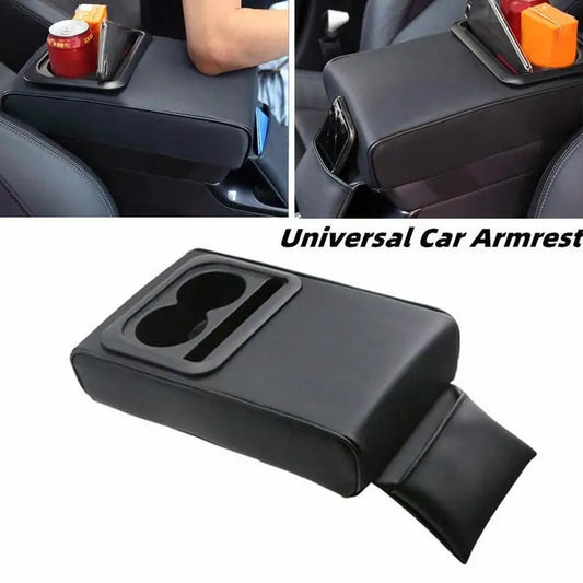 Center Console Armrest Cover 2 Cup Holders